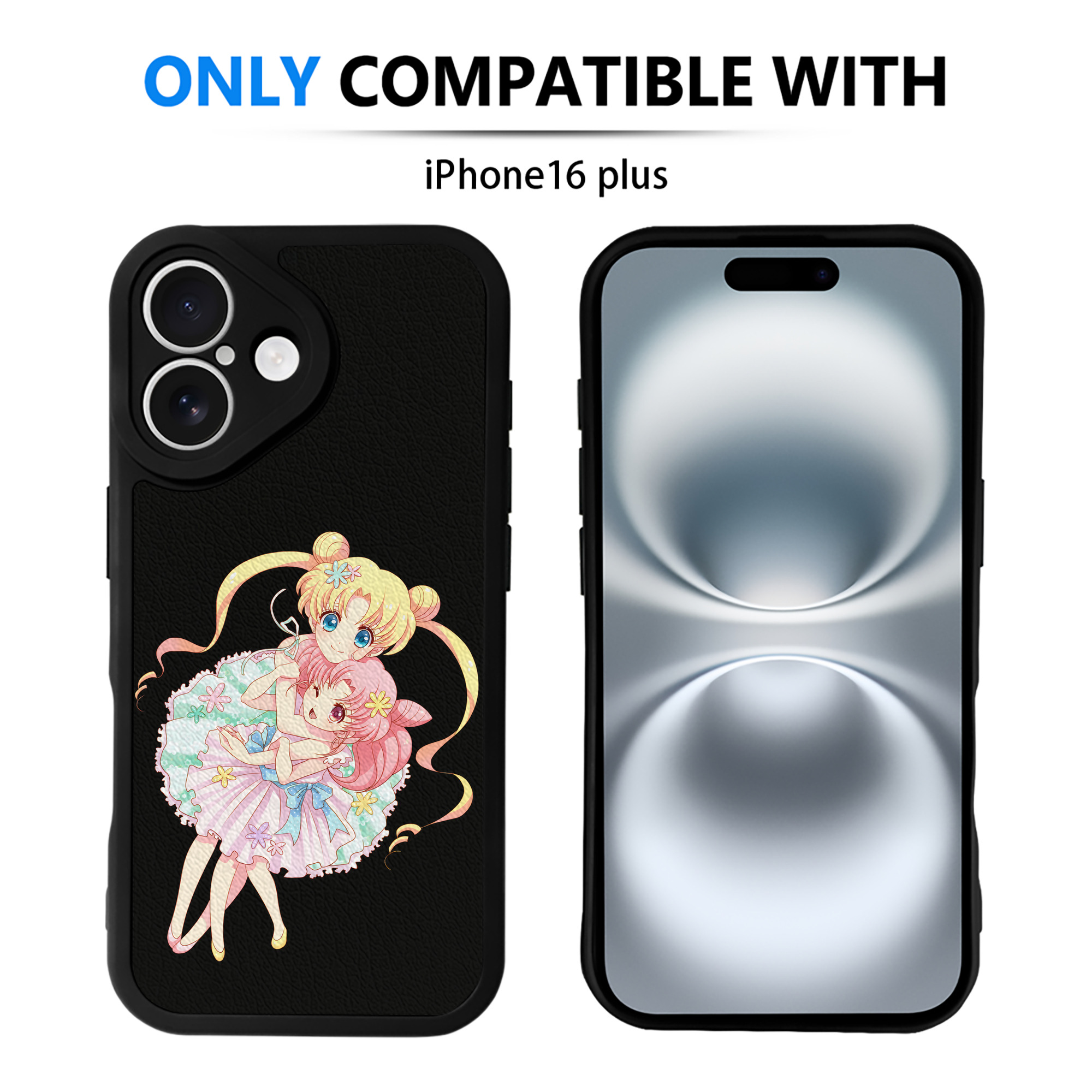 （画像用） 美少女戦士セーラームーン 愛野 美奈子 あいの みなこ Sailor Moon Aino Minako 【iPhone 16シリーズ対応】シリコンスマホケース（レザー調） 材質：シリコン